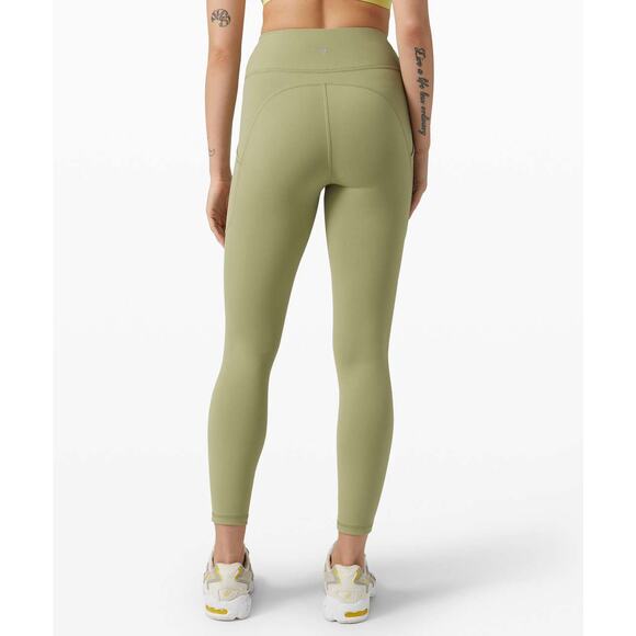Lululemon Invigorate High-Rise Tight 25" Size 4 Vista Green - Picture 2 of 7
